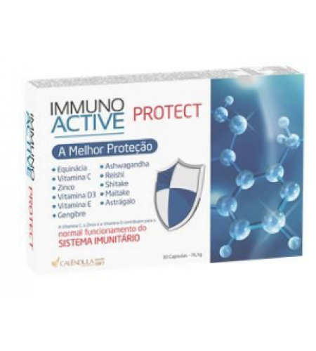 Immuno Active Protect - 30 Cápsulas - Calendula
